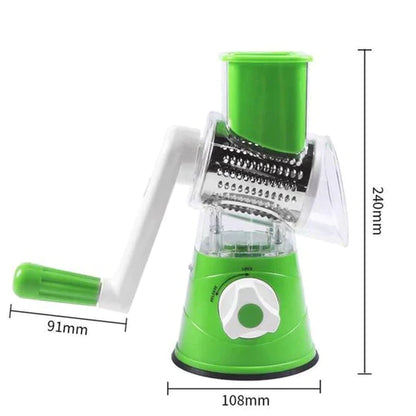 3-in-1 Manual Rotation Vegetable Fruit Slicer